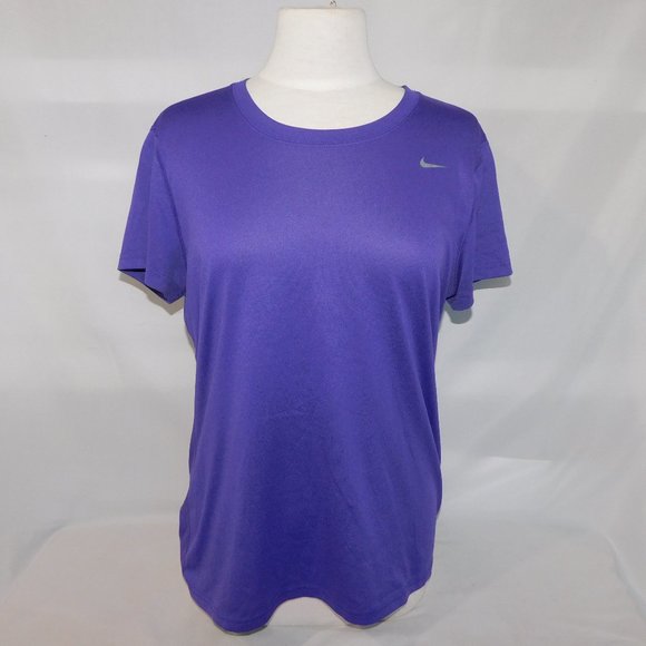 Nike Tops - Nike Dri-Fit Womens L Purple Activewear Workout T Shirt